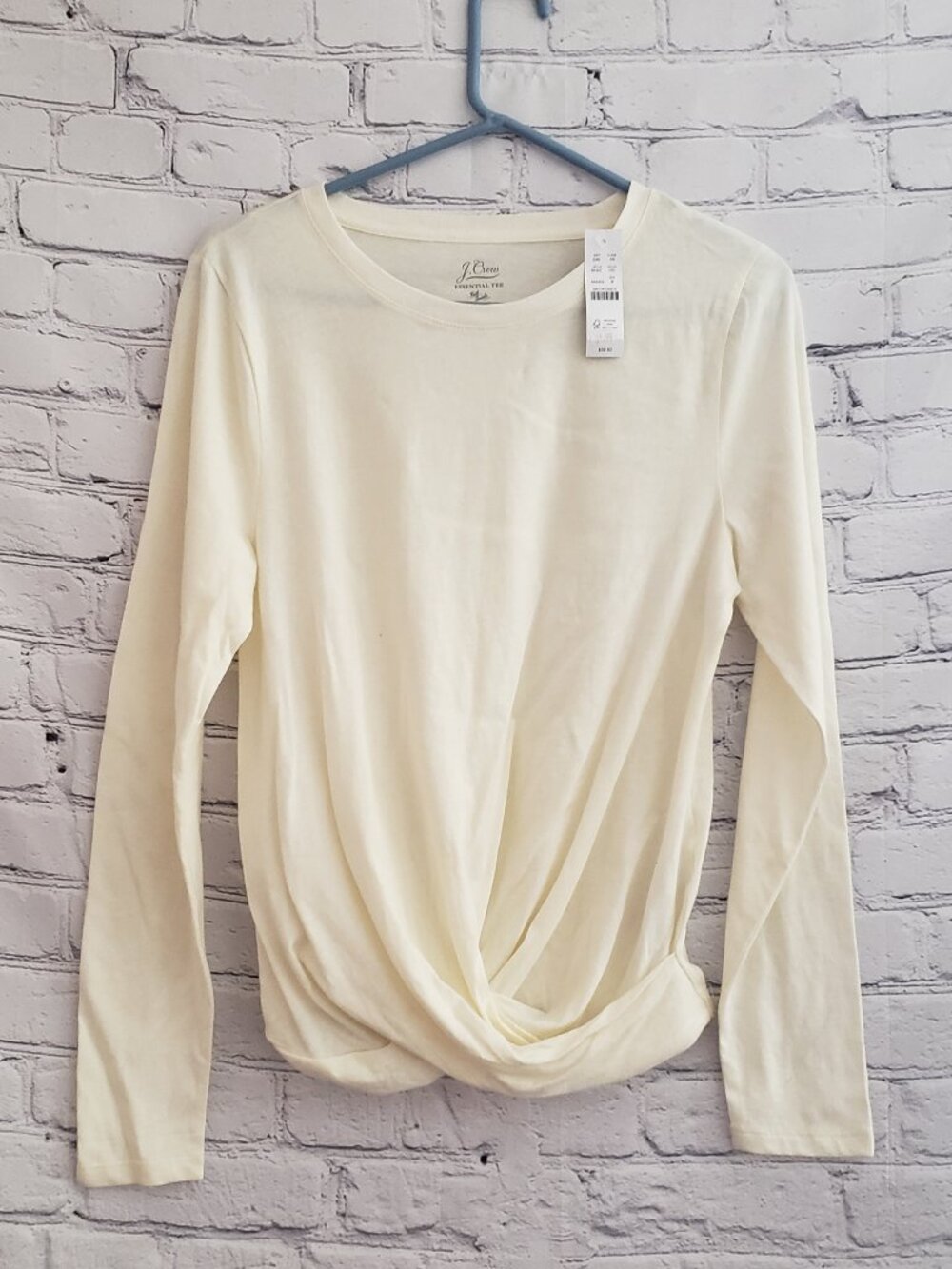 J Crew Twist-Front Long Sleeve